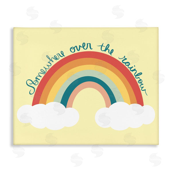 stupell industries Ashley Singleton | Somewhere Over Rainbow Wall Art