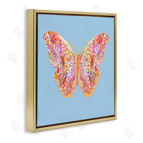 Stupell Industries Ashley Singleton | Speckled Glitzy Butterfly Wall Art