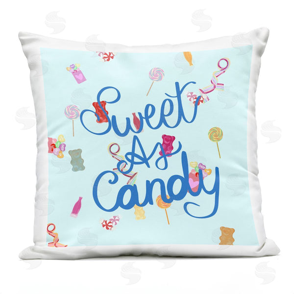 Stupell Industries Ashley Singleton | Sweet As Candy Printed Throw Pillow
