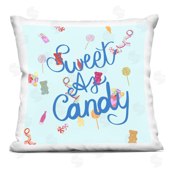 stupell industries Ashley Singleton | Sweet As Candy Printed Throw Pillow