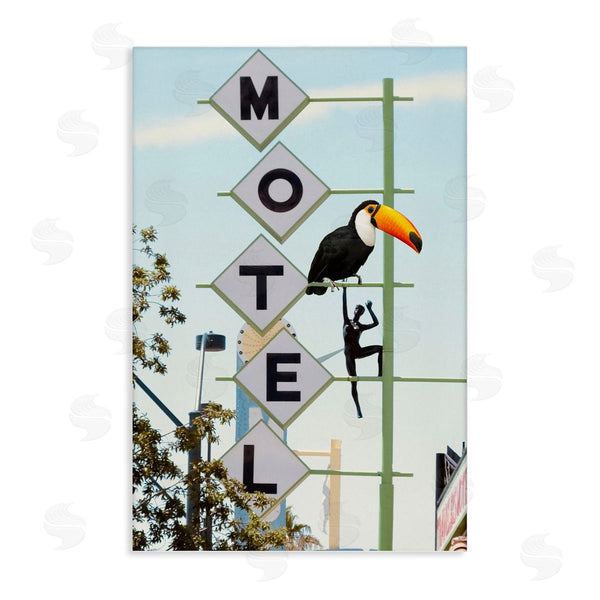 stupell industries Ashley Singleton | Toucan on Motel Sign