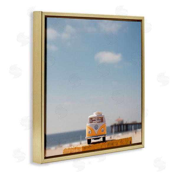 Stupell Industries Ashley Singleton | Vintage Car Model At Beach Wall Art