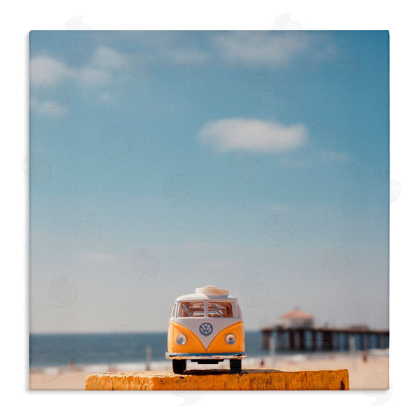 stupell industries Ashley Singleton | Vintage Car Model at Beach Wall Art