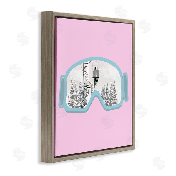 Stupell Industries Ashley Singleton | Winter Slopes Goggles Wall Art