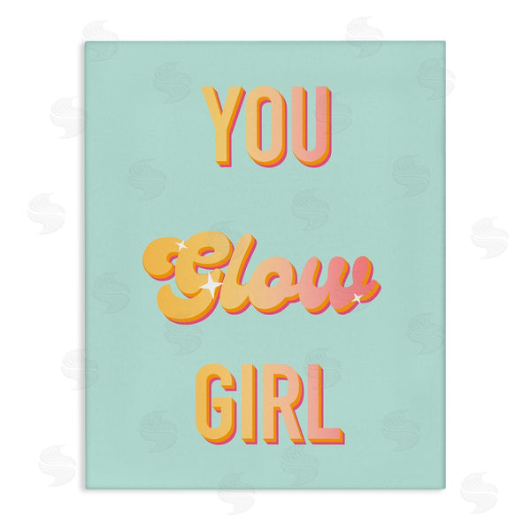 stupell industries Ashley Singleton | You Glow Girl Confidence Phrase Wall Art