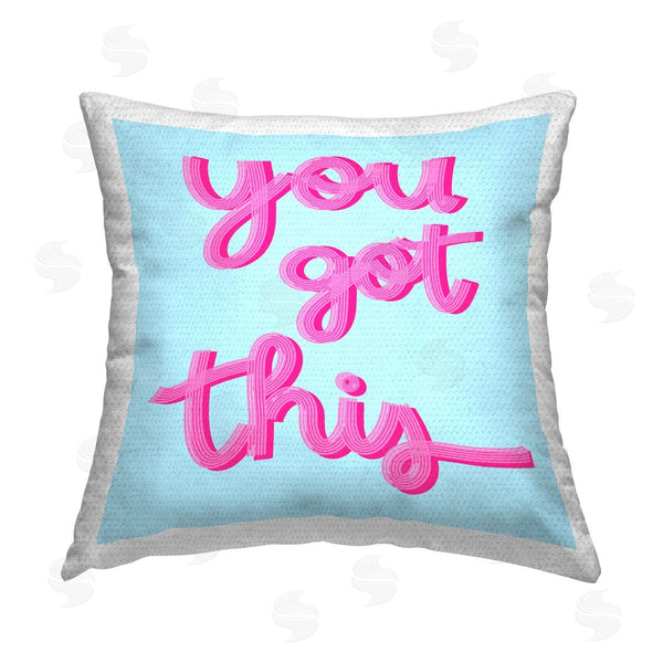 Stupell Industries Ashley Singleton | You Got This Pop Phrase Printed Throw Pillow