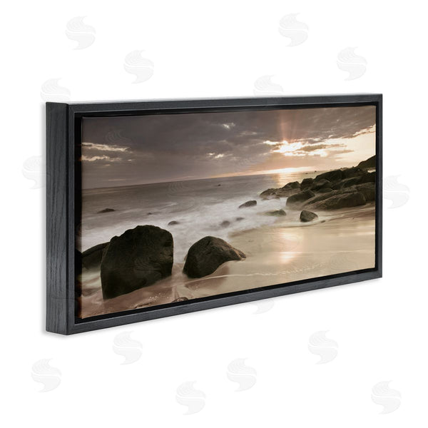 Stupell Industries Assaf Frank | Midnight Sunset On Beach