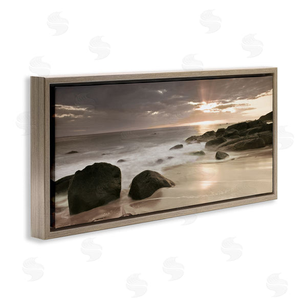 Stupell Industries Assaf Frank | Midnight Sunset On Beach
