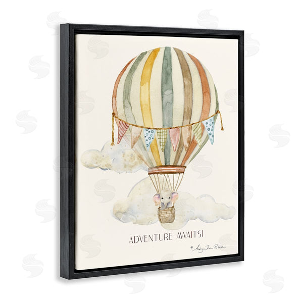 Stupell Industries Audrey Jeanne Roberts | Adventure Awaits Soft Balloon