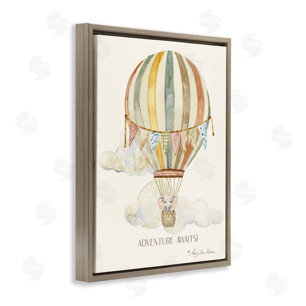 Stupell Industries Audrey Jeanne Roberts | Adventure Awaits Soft Balloon