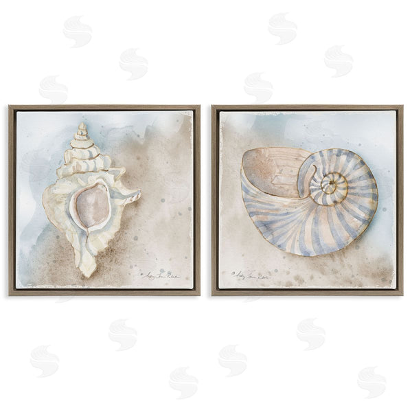 Stupell Industries Audrey Jeanne Roberts | Conch & Nautilus Ocean's Edge