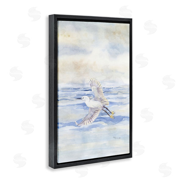 Stupell Industries Audrey Jeanne Roberts | Flying Heron Over Water