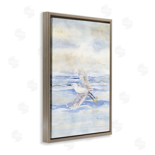 Stupell Industries Audrey Jeanne Roberts | Flying Heron Over Water