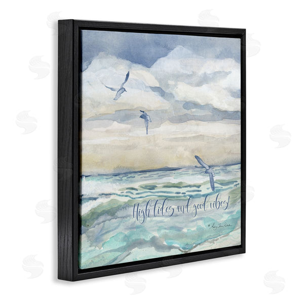 Stupell Industries Audrey Jeanne Roberts | High Tides Good Vibes Beach