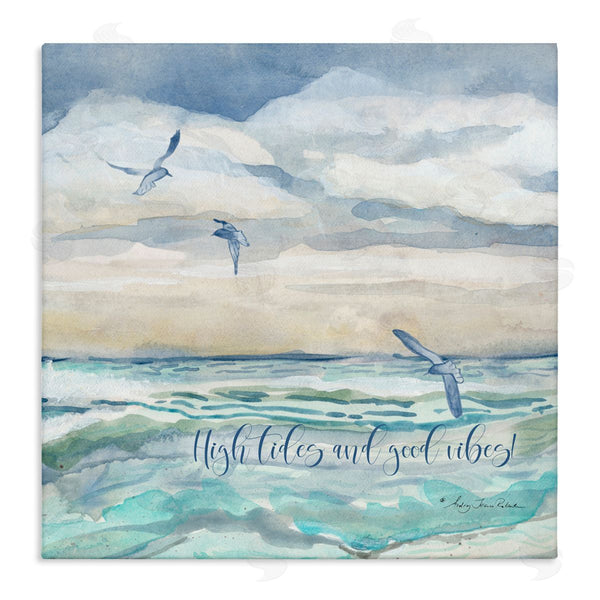 stupell industries Audrey Jeanne Roberts | High Tides Good Vibes Beach