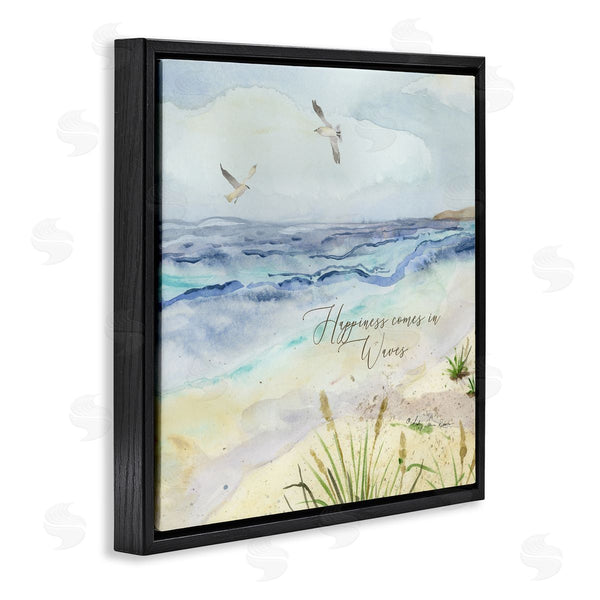 Stupell Industries Audrey Jeanne Roberts | Inspiring Happiness Coastal Scene