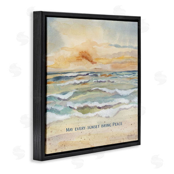 Stupell Industries Audrey Jeanne Roberts | May Every Sunset Bring Peace