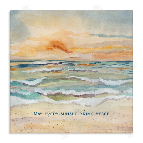 stupell industries Audrey Jeanne Roberts | May Every Sunset Bring Peace