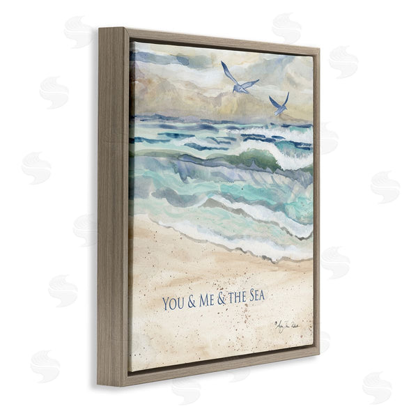 Stupell Industries Audrey Jeanne Roberts | Muted You Me & The Sea