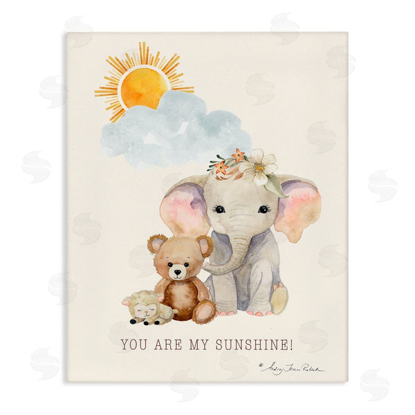 stupell industries Audrey Jeanne Roberts | My Sunshine Elephant & Teddy