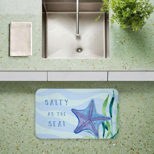 Stupell Industries Audrey Jeanne Roberts | Salty As The Sea Anti-Fatigue Mat