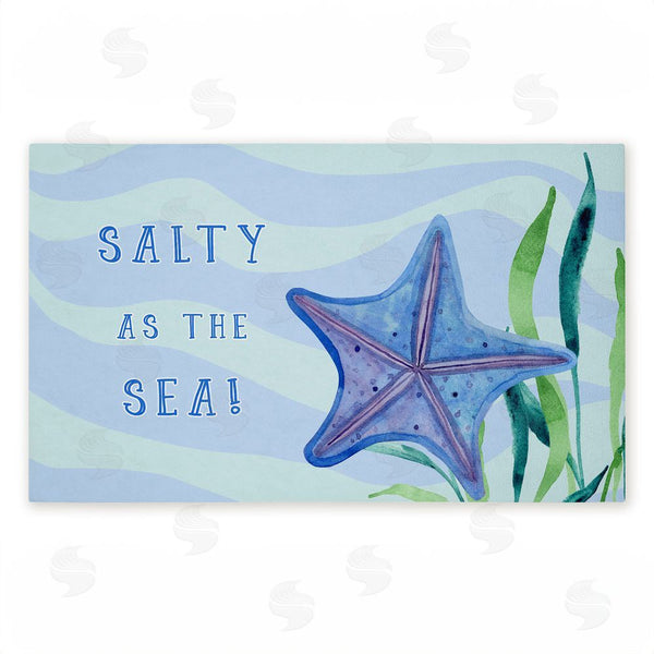 stupell industries Audrey Jeanne Roberts | Salty As The Sea Non-Woven Door Mat