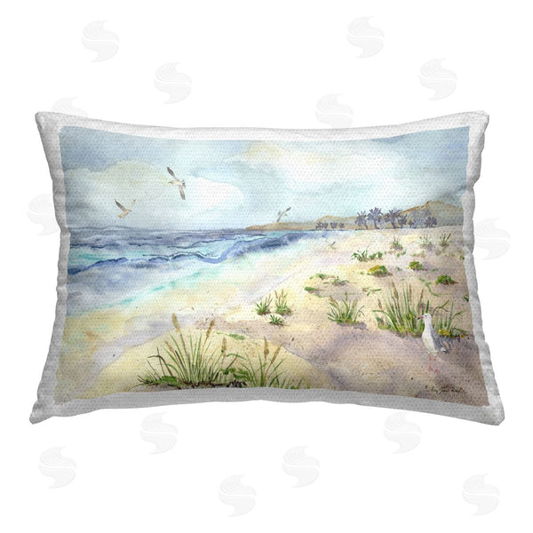 Stupell Industries Audrey Jeanne Roberts | Seagulls Over Beach