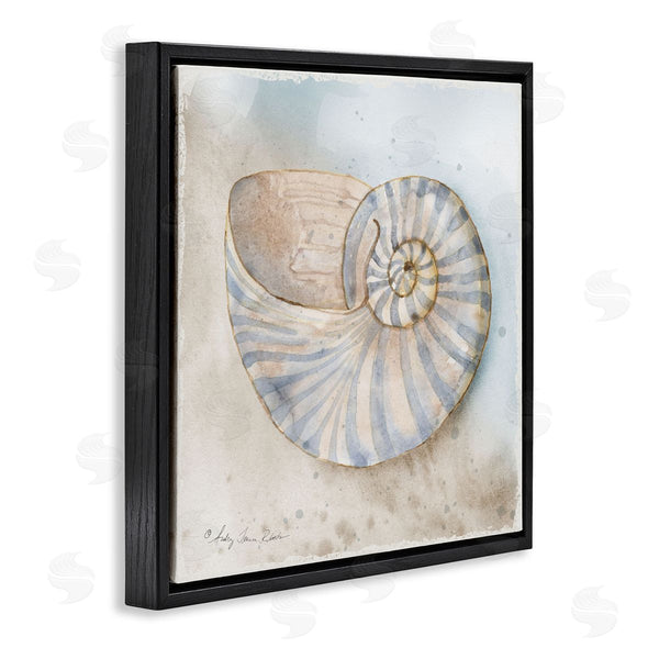 Stupell Industries Audrey Jeanne Roberts | Spiral Nautilus On Shore