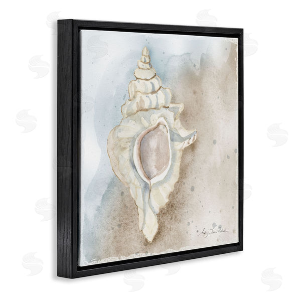 Stupell Industries Audrey Jeanne Roberts | Subtle Conch On Shore