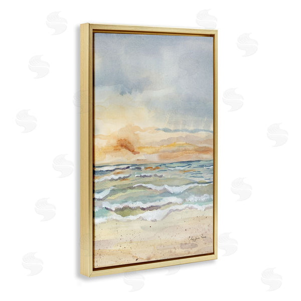 Stupell Industries Audrey Jeanne Roberts | Sunrise Serenity Sea Waves