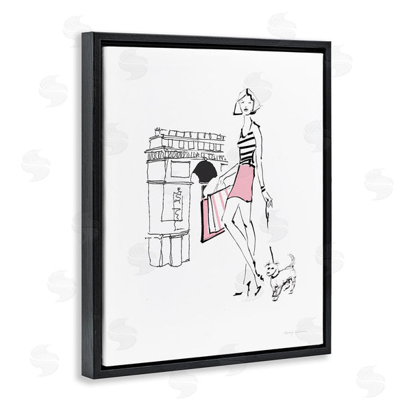 Stupell Industries Avery Tillmon | Chic Paris Fashion Dog Walker