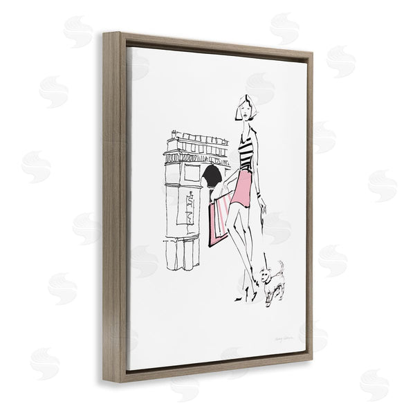 Stupell Industries Avery Tillmon | Chic Paris Fashion Dog Walker