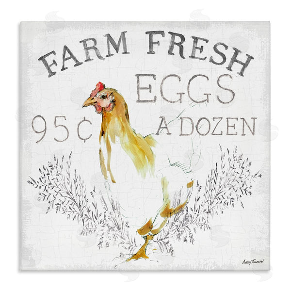stupell industries Avery Tillmon | Chicken Farm Fresh Vintage Sign