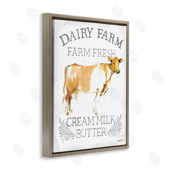 Stupell Industries Avery Tillmon | Country Cow Dairy Farm Sign