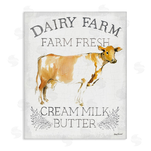 stupell industries Avery Tillmon | Country Cow Dairy Farm Sign