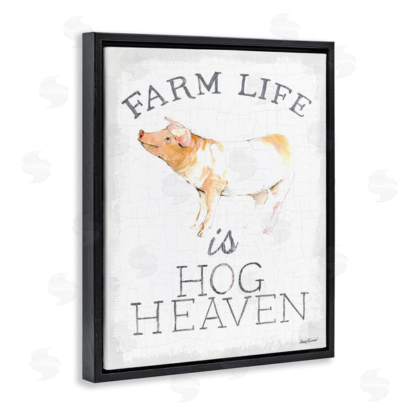 Stupell Industries Avery Tillmon | Farm Life Is Hog Heaven