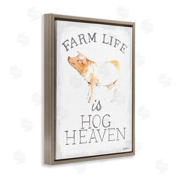 Stupell Industries Avery Tillmon | Farm Life Is Hog Heaven