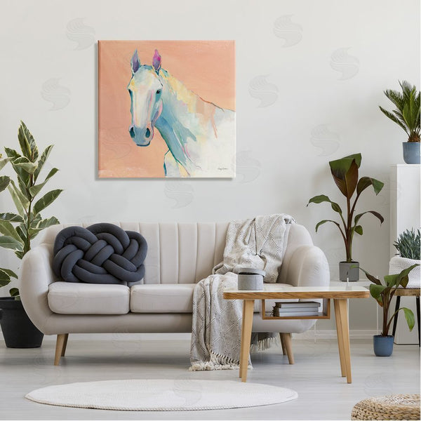 Stupell Industries Avery Tillmon | Modern Horse Vivid Composition Wall Art