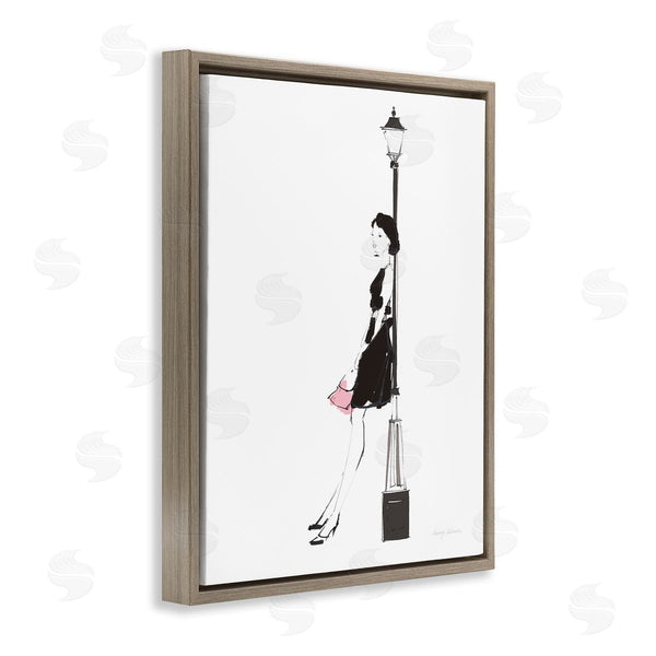 Stupell Industries Avery Tillmon | Parisian Female Light Post