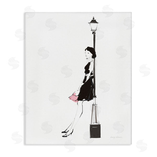 stupell industries Avery Tillmon | Parisian Female Light Post