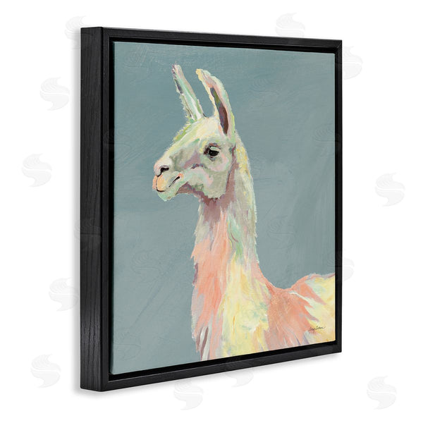 Stupell Industries Avery Tillmon | Pop Style Llama Portrait Wall Art