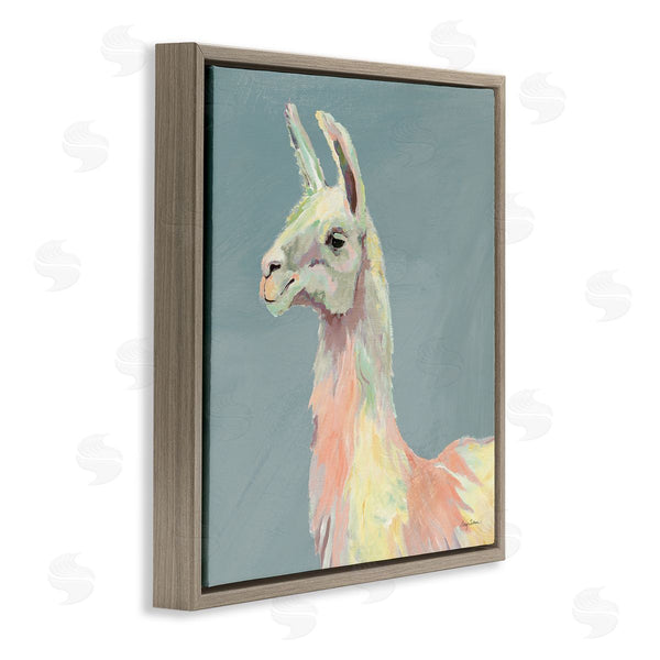 Stupell Industries Avery Tillmon | Pop Style Llama Portrait Wall Art