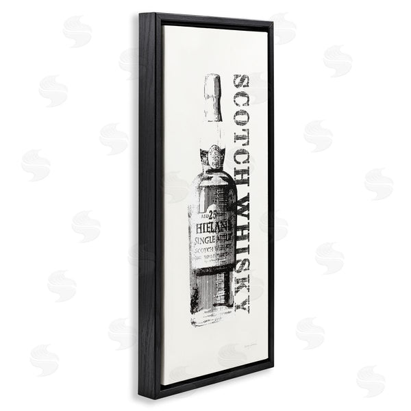 Stupell Industries Avery Tillmon | Scotch Whiskey Alcohol Bottle Wall Art