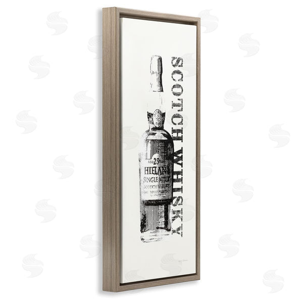 Stupell Industries Avery Tillmon | Scotch Whiskey Alcohol Bottle Wall Art