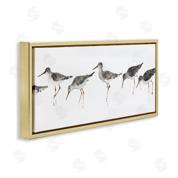 Stupell Industries Avery Tillmore | Minimal Beach Bird Sandpipers Wall Art
