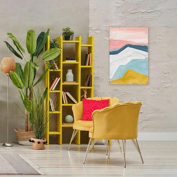 Stupell Industries B. Danelle | Pastel Geometric Mountains Wall Art
