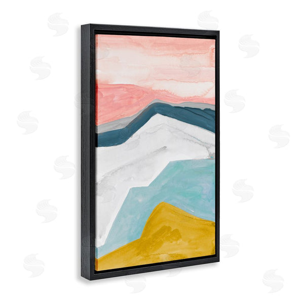 Stupell Industries B. Danelle | Pastel Geometric Mountains Wall Art