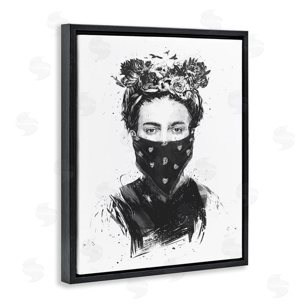 Stupell Industries Balazs Solti | Rebel Girl Female Portrait