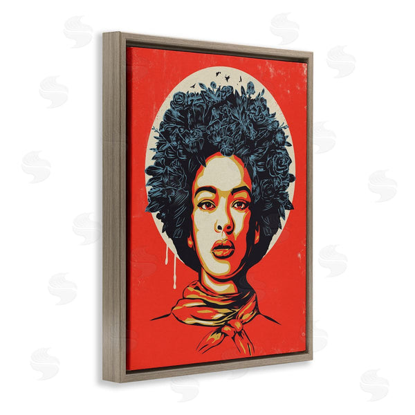 Stupell Industries Balazs Solti | Vibrant Portrait Of Woman