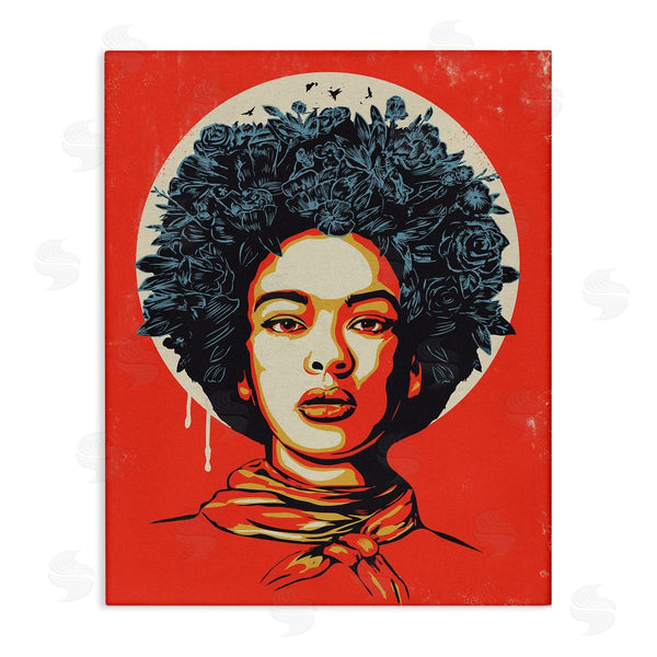 stupell industries Balazs Solti | Vibrant Portrait of Woman